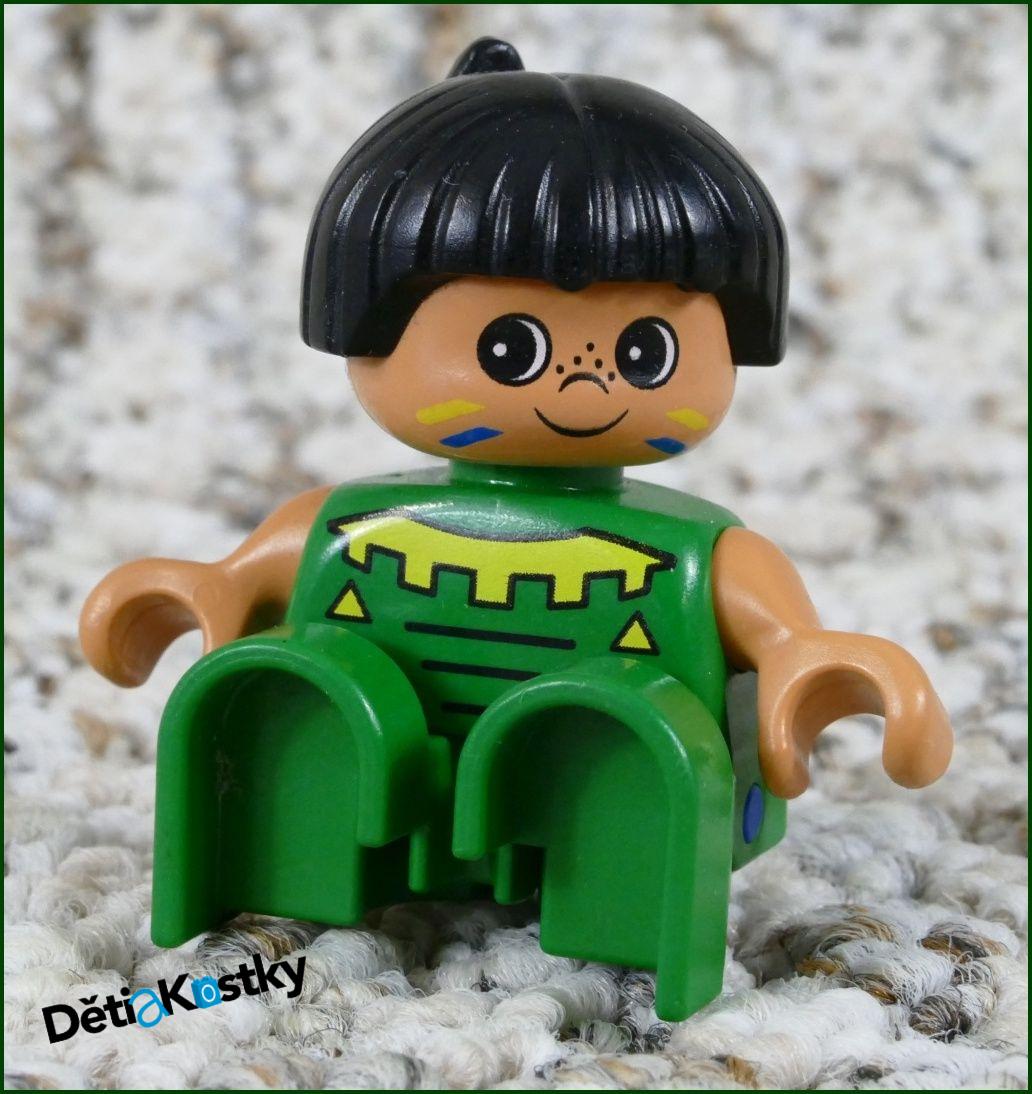 Lego® Duplo® Figurka Dítě Indián Zelený