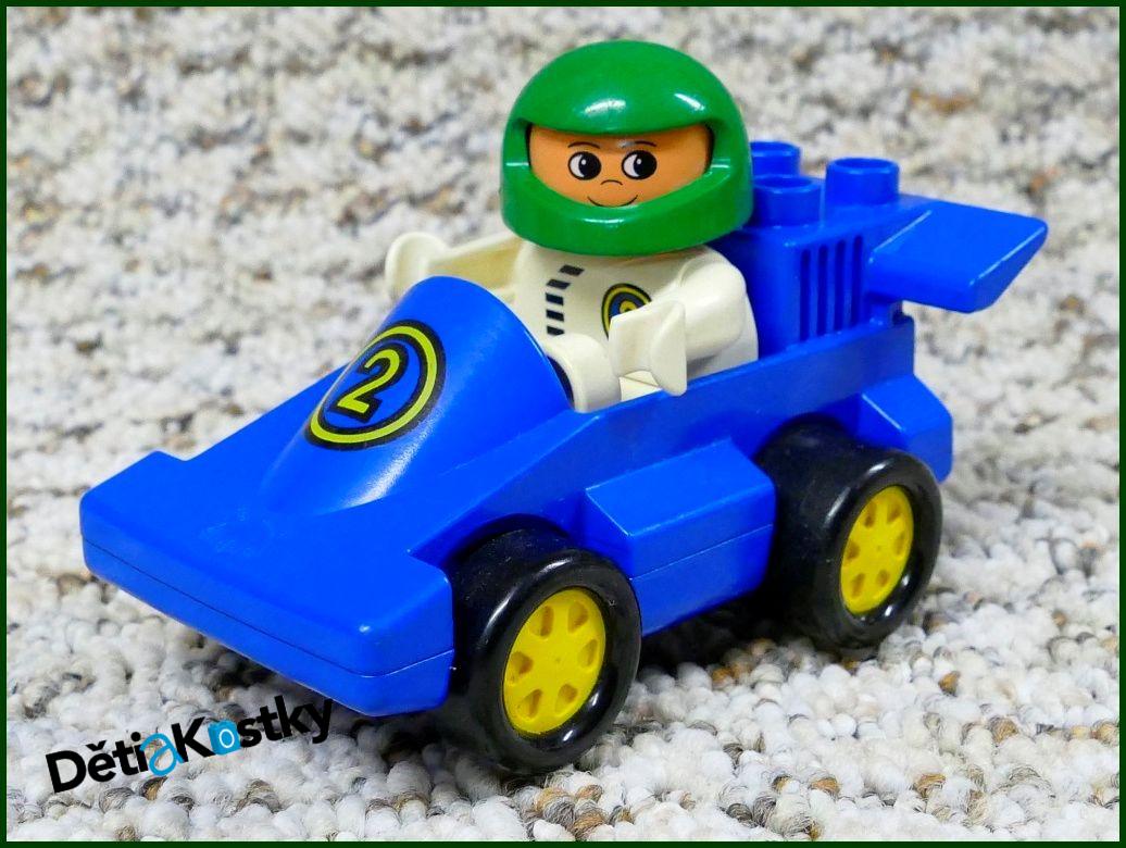 Lego® Duplo® Autíčko Formule Modrá