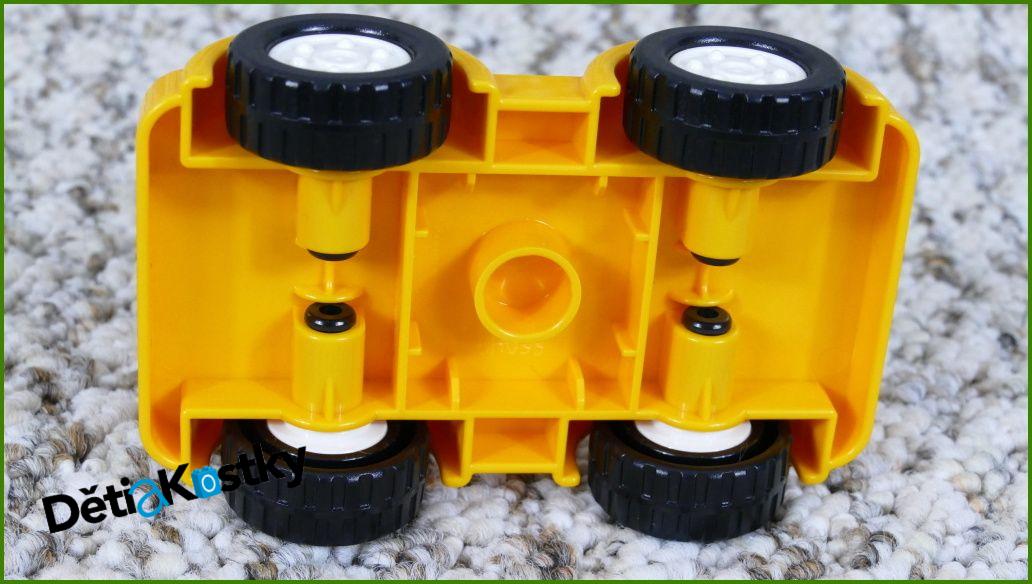 Lego® Duplo® Podvozek Autíčka 4x6 Oranžový - Bílá Kola