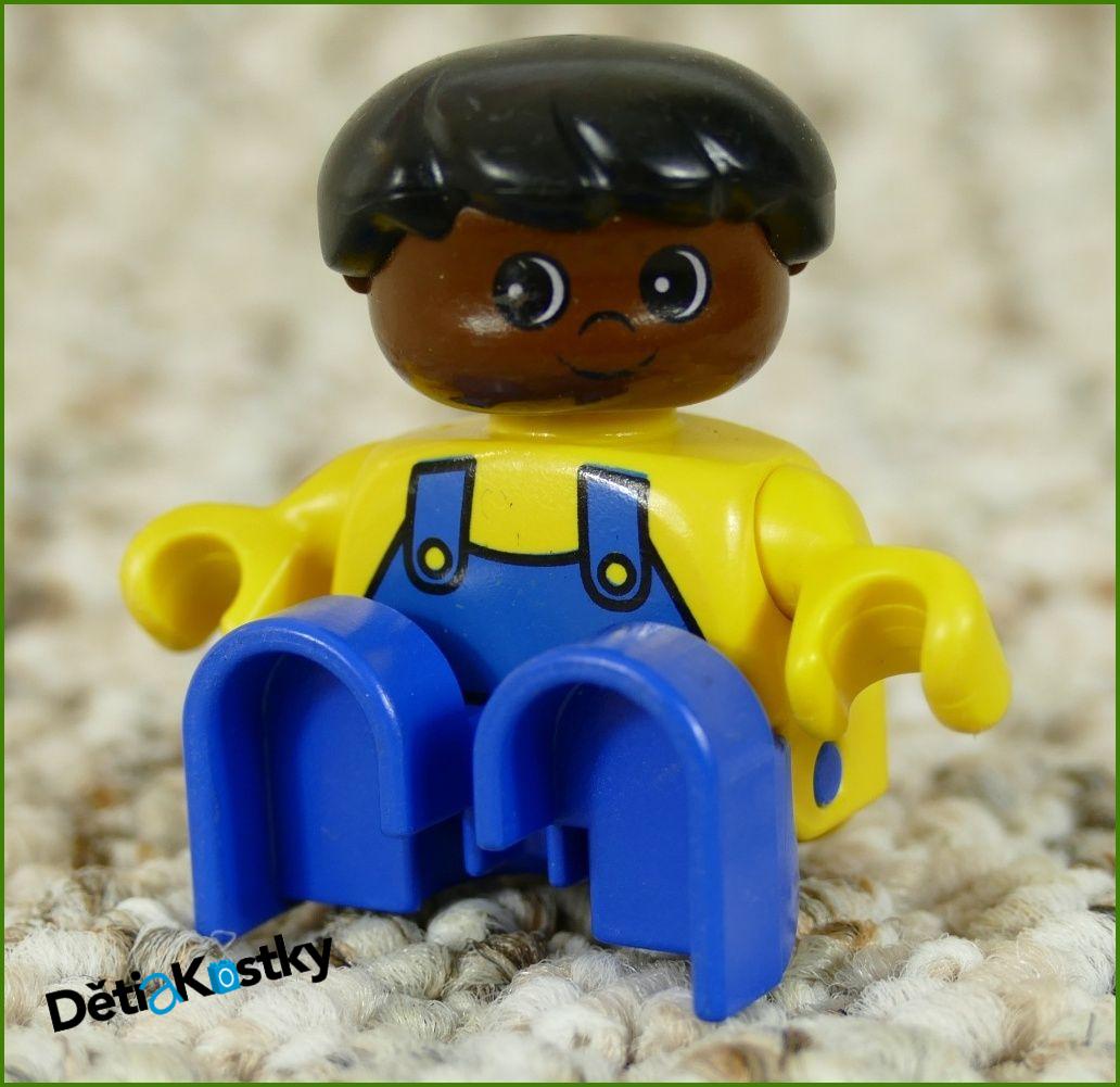 Lego® Duplo® Figurka Dítě Chlapeček Černoušek v Modrém