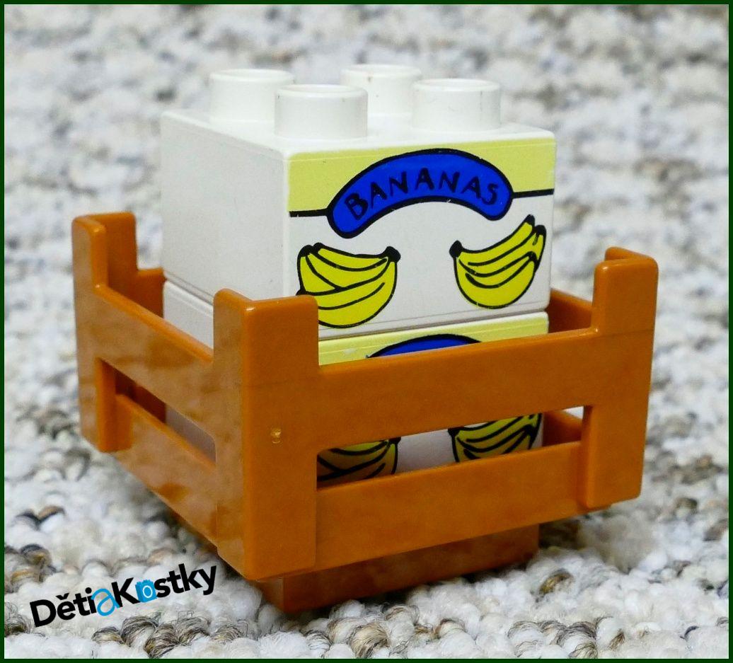 Lego® Duplo® Kostka Bílá 2x2 Banány