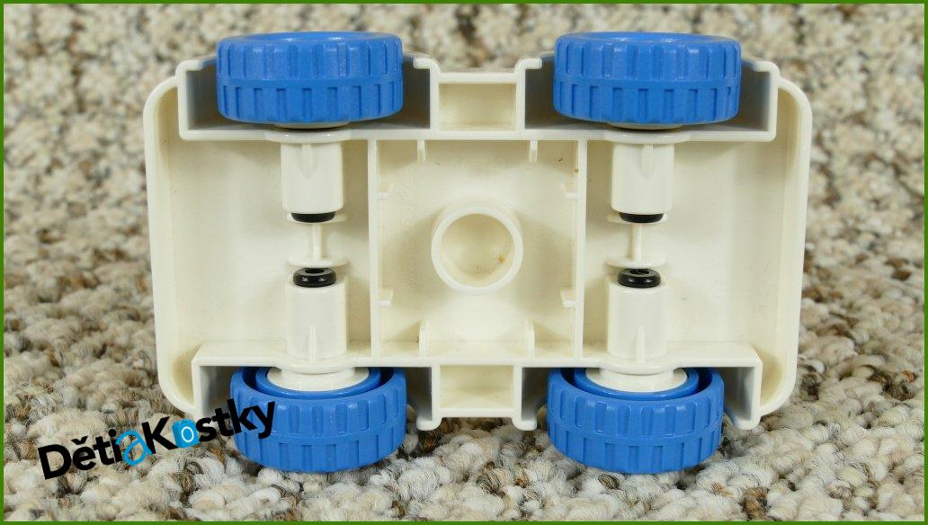 Lego® Duplo® Podvozek Autíčka 4x6 Bílý - Modrá Kola