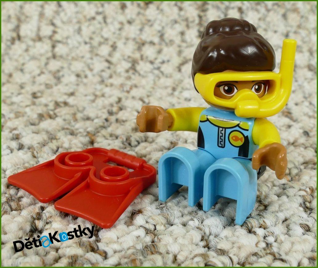 Lego® Duplo® Potápěčka s Ploutvemi a Šnorchlem