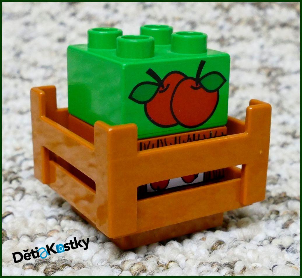 Lego® Duplo® Kostka Zelená 2x2 Jablíčka