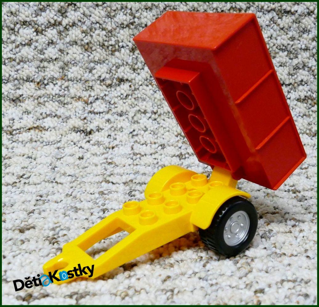 Lego® Duplo® Vlečka za Traktor Červená