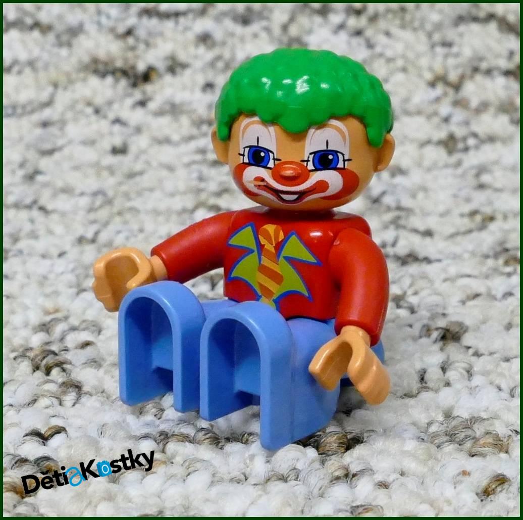 Lego® Duplo® Figurka Šašek - Zelené Vlasy