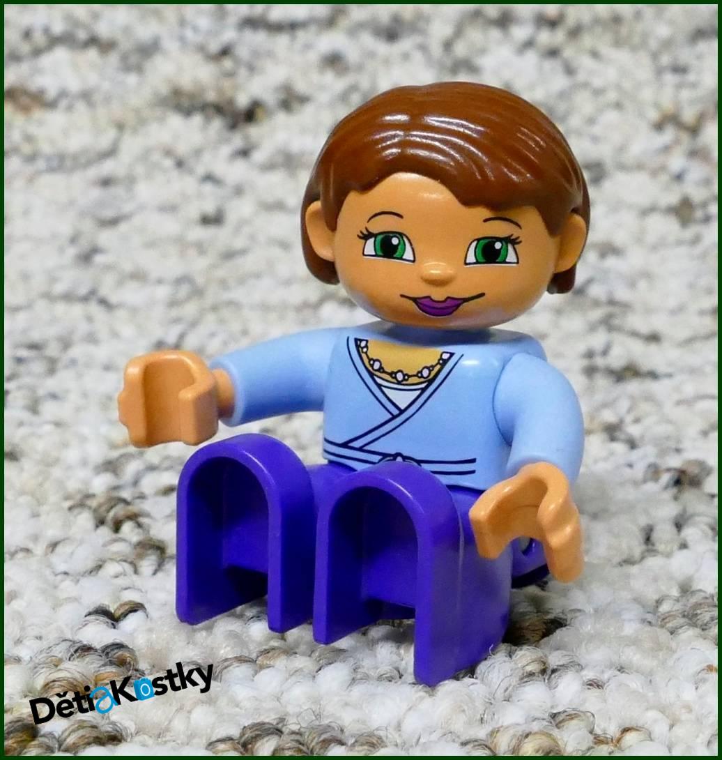 Lego® Duplo® Figurka Maminka Fialovo/Modrá