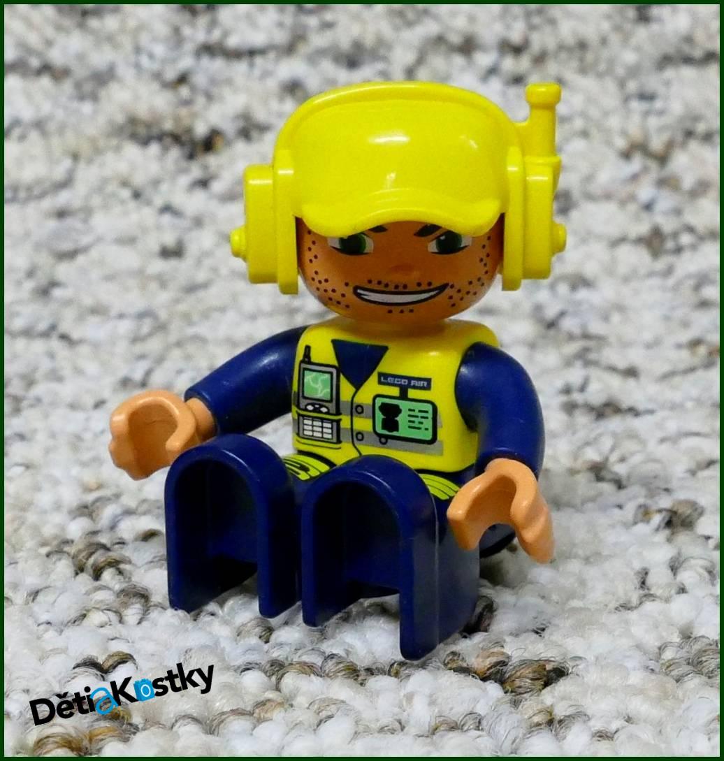 Lego® Duplo® Figurka Pilot Vrtulníku Modro/Žlutý