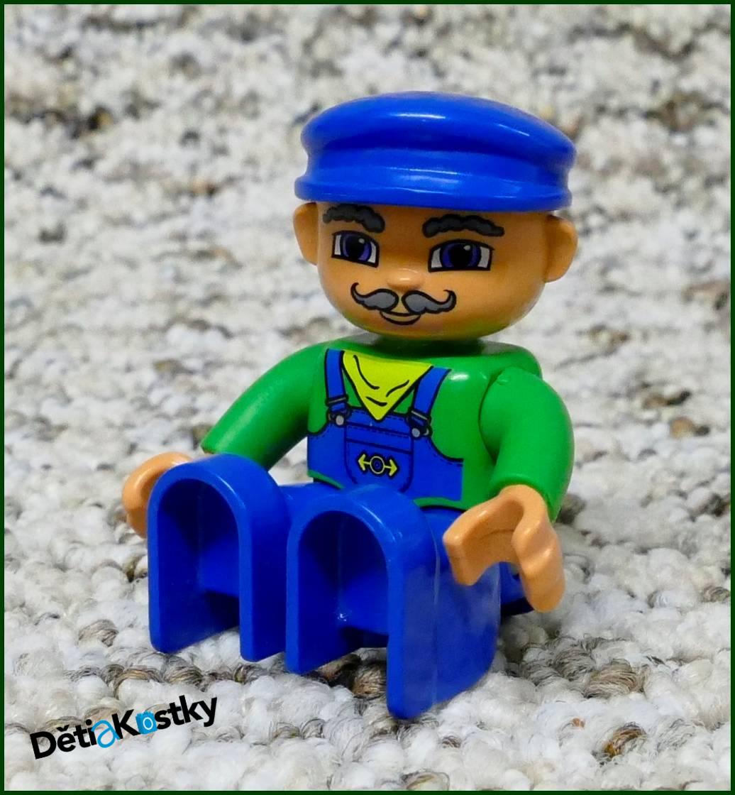 Lego® Duplo® Figurka Strojvedoucí Modro/Zelený