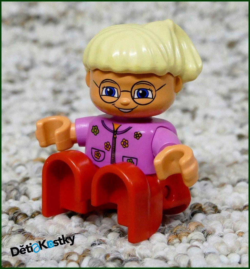 Lego® Duplo® Figurka Holčička s Brýlemi