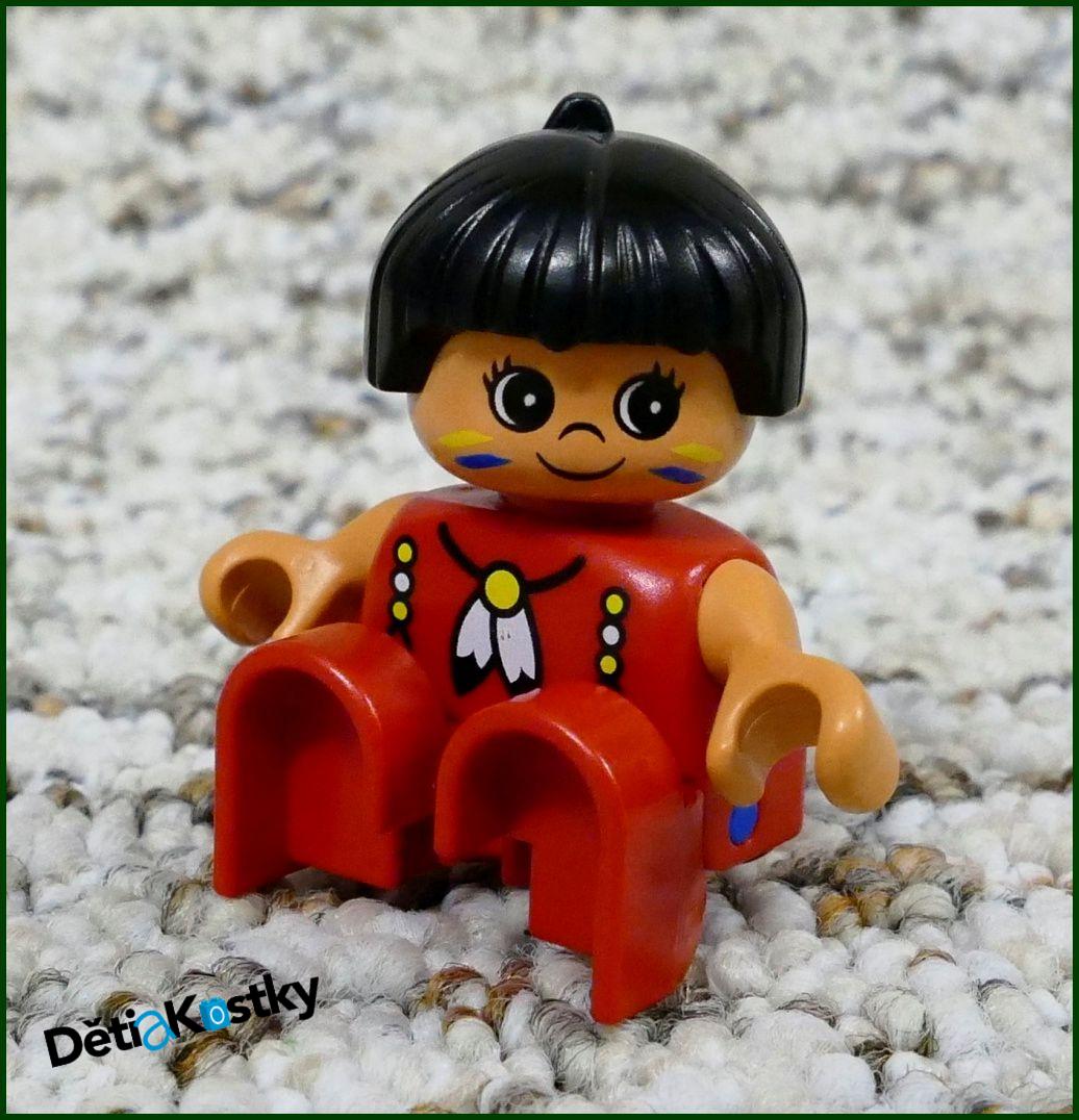Lego® Duplo® Figurka Dítě Indián Červený