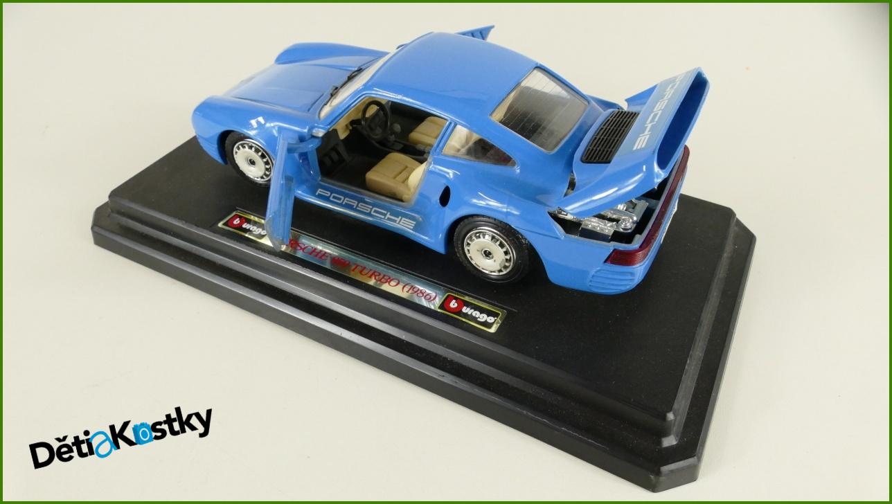 Model Auta Bburago 1:24 - Porsche 959 Turbo s Podstavcem