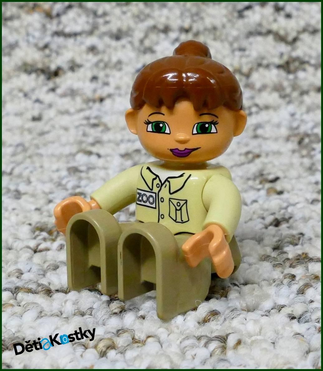 Lego® Duplo® Figurka Zoo Ošetřovatelka s Culíkem