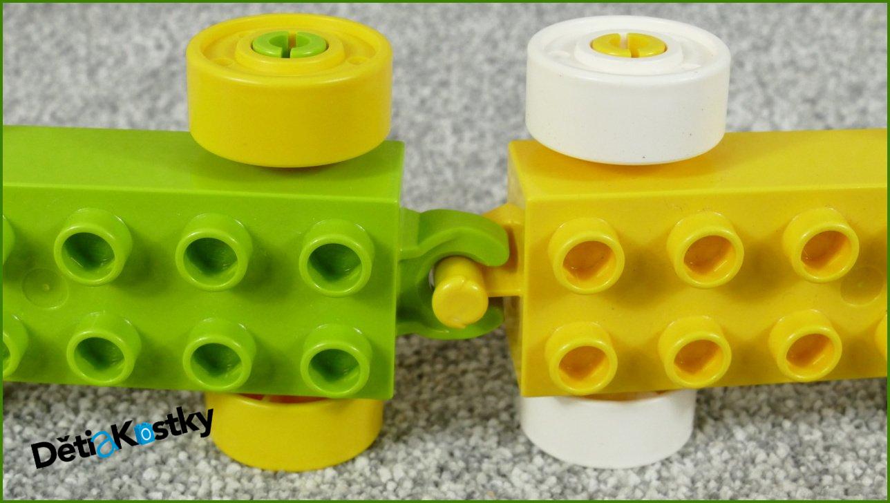 Lego® Duplo® Podvozek pro Auta Žlutý - Bílá Kola