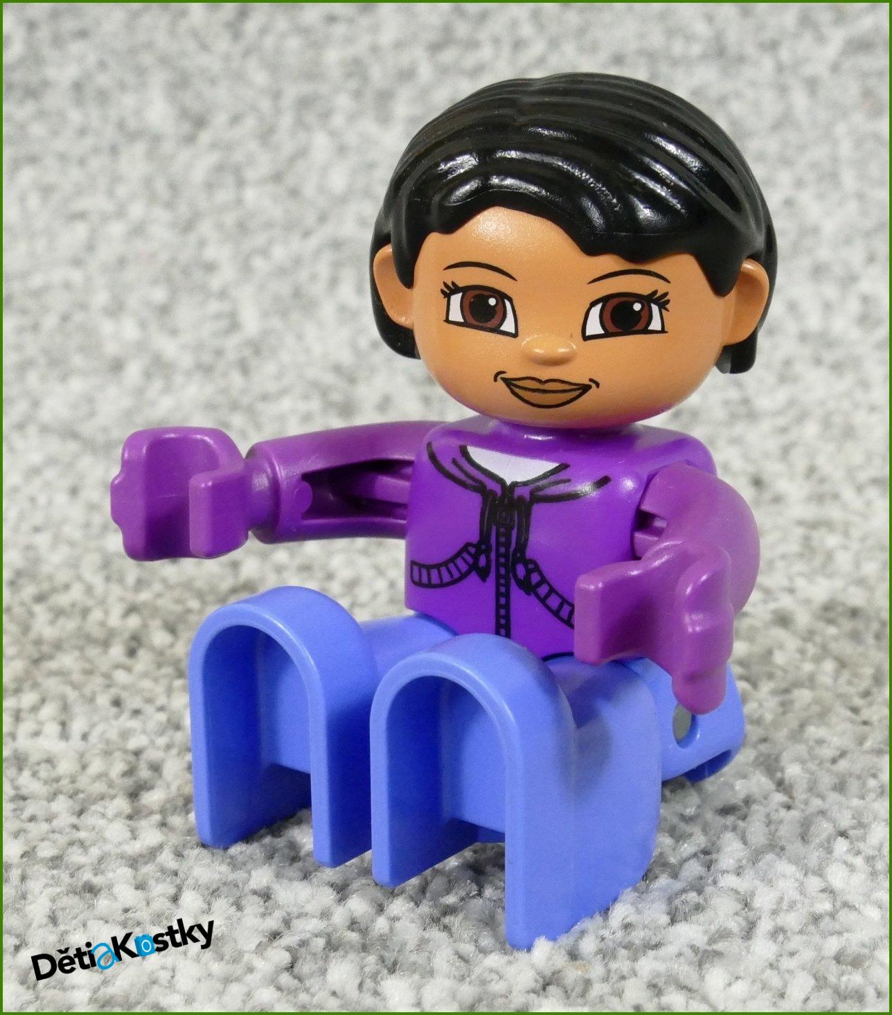 Lego® Duplo® Figurka Maminka - Fialové Ruce