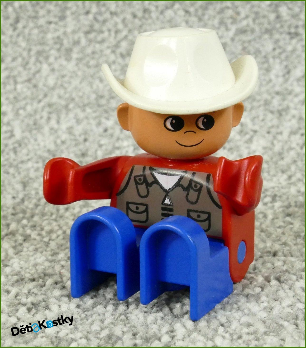 Lego® Duplo® Figurka Kovboj s Bílým Kloboukem
