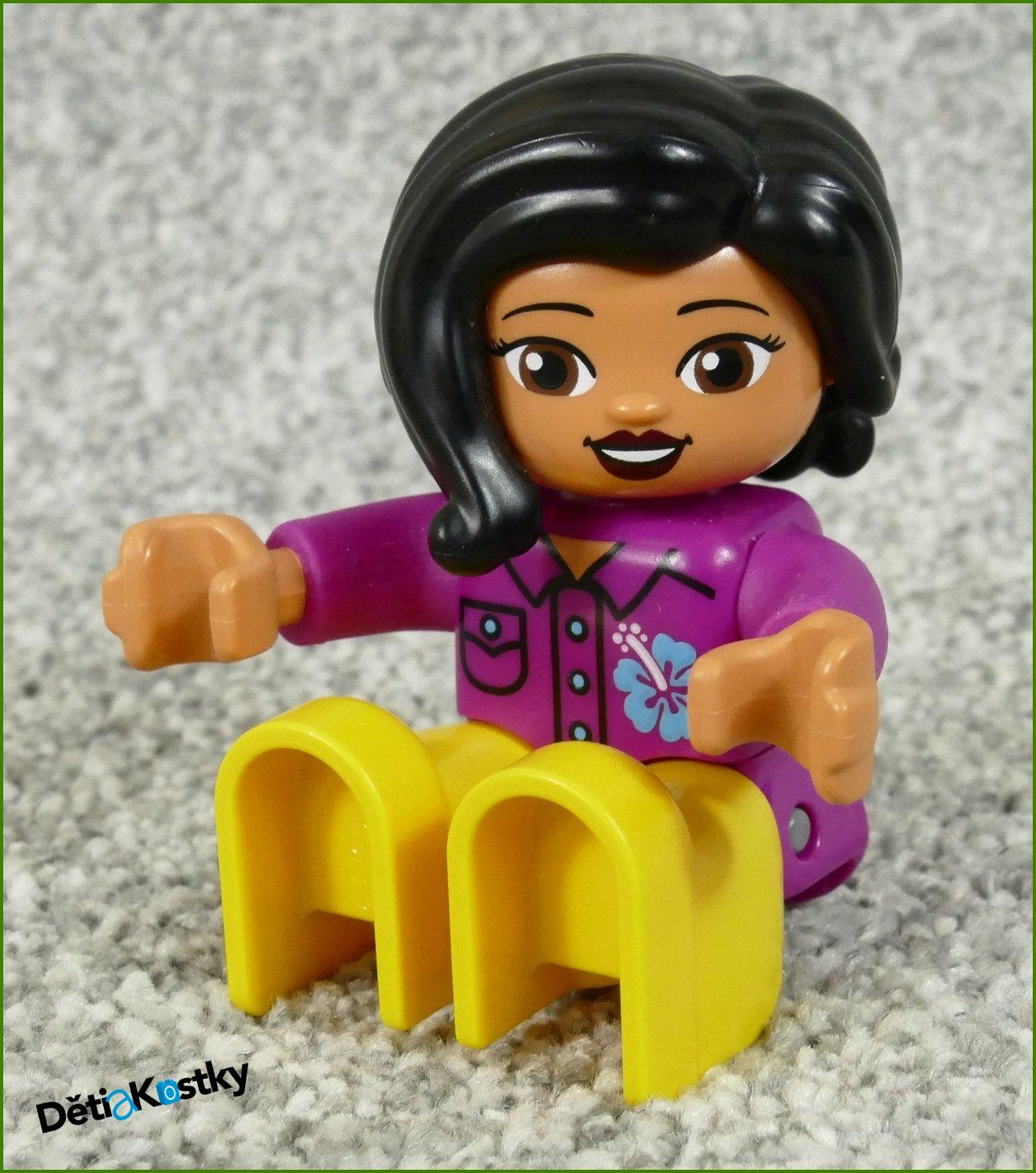 Lego® Duplo® Figurka Maminka s Černými Vlasy