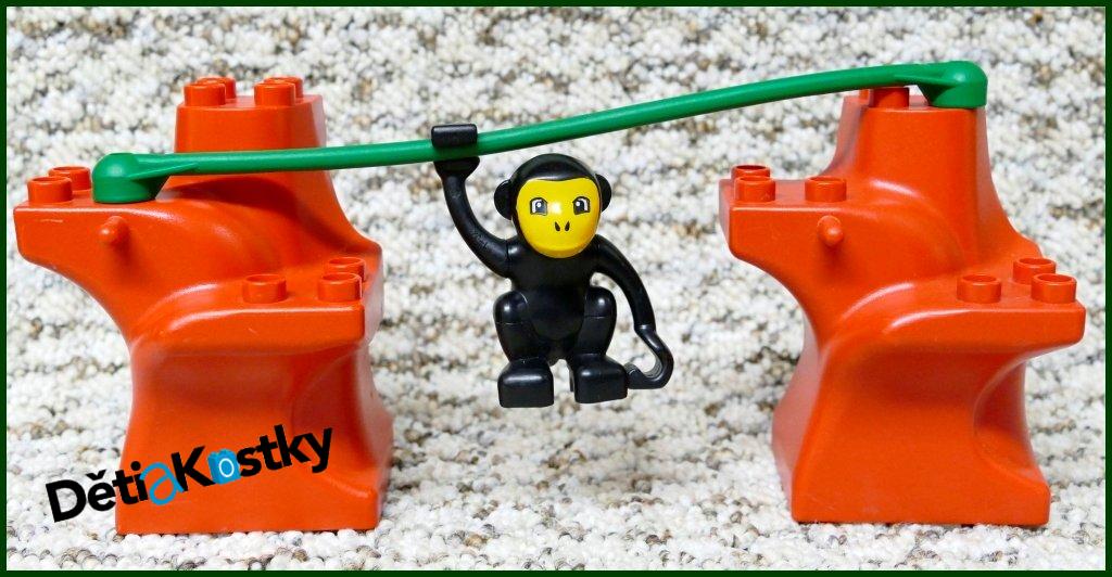 Lego® Duplo® Propojovací Lano Tmavě Zelené