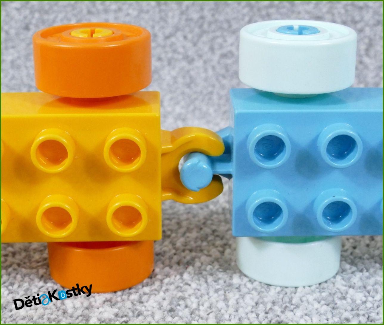 Lego® Duplo® Podvozek pro Auta Světle Oranžový - Oranžová Kola