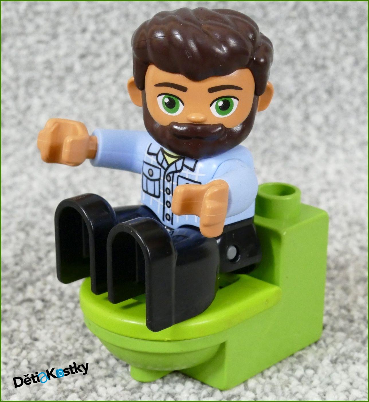 Lego® Duplo® Záchod Zelený (Limetka Prkénko)