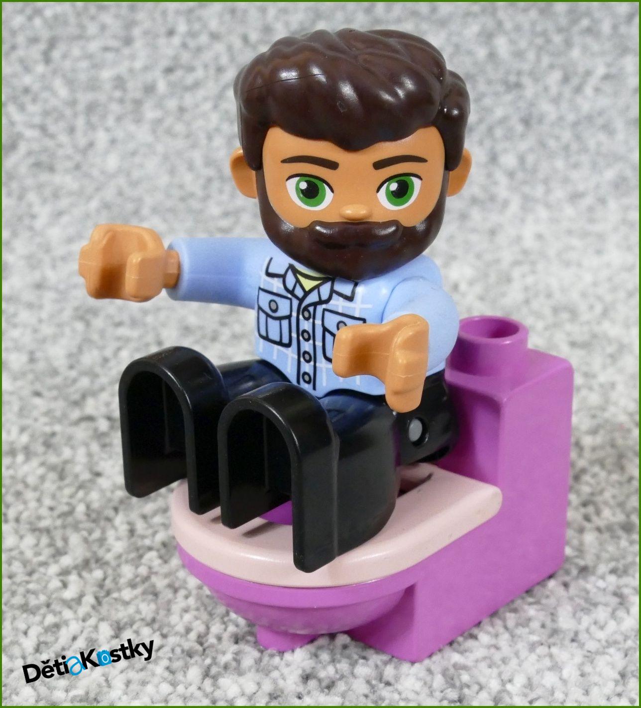 Lego® Duplo® Záchod Růžový (Růžové Prkénko)