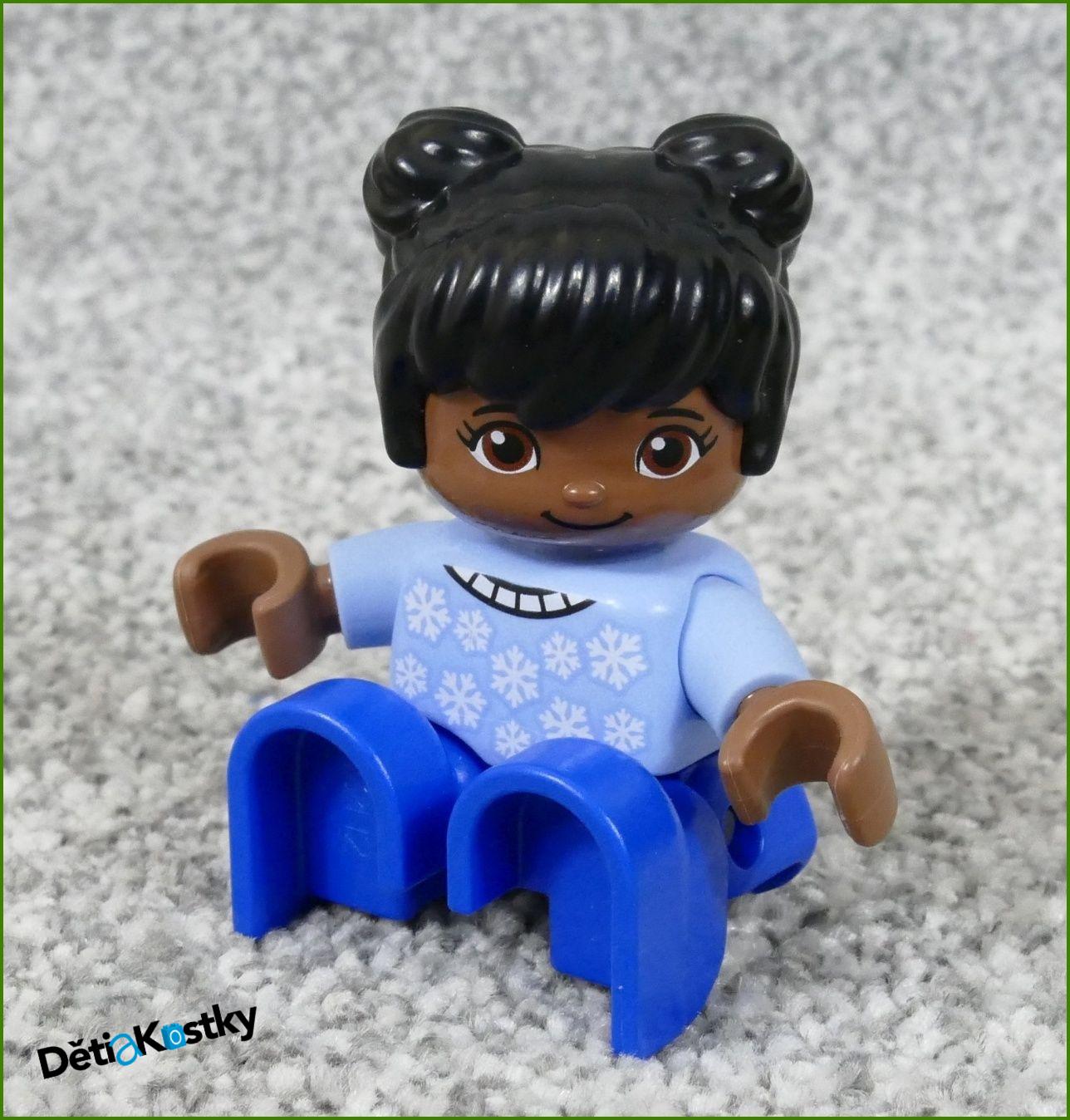 Lego® Duplo® Figurka Dítě Holčička s Vločkami