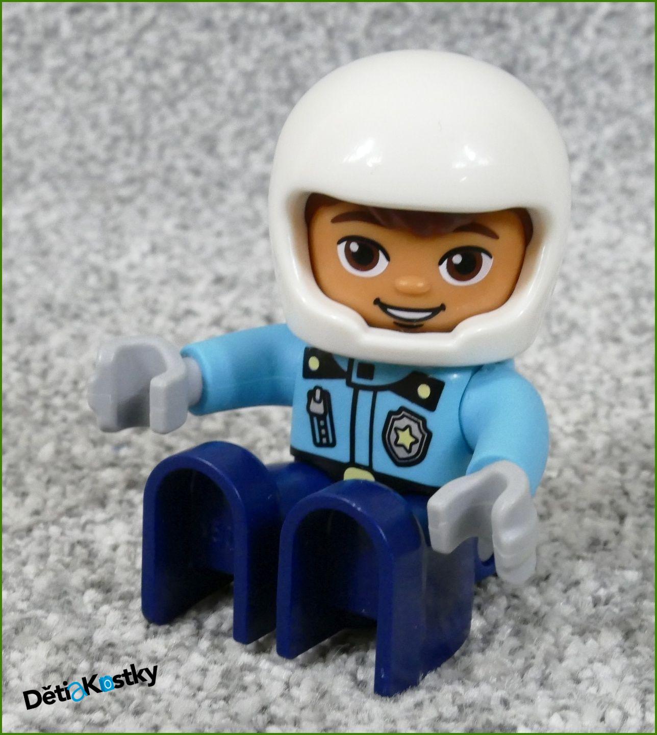 Lego® Duplo® Figurka Policista v Bílé Helmě