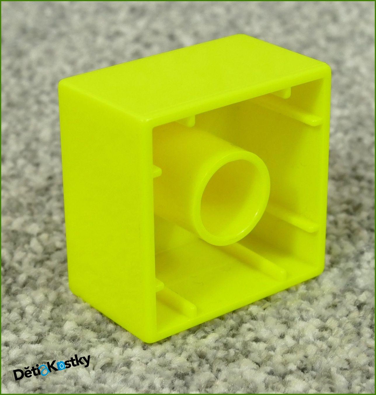 Lego® Duplo® Kostka 2x2 Fosforově Žlutá