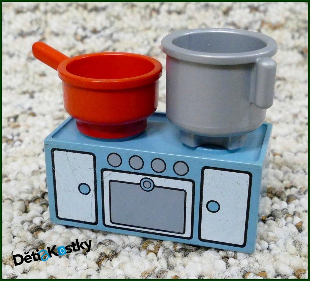 Lego® Duplo® Kuchyňská Linka s Vařičem Světle Modrá