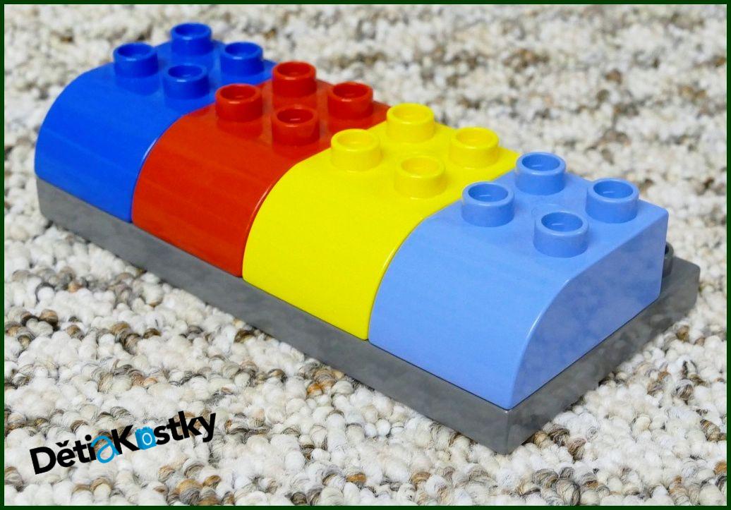 Lego® Duplo® Kostka 2x3 Zkosená Červená