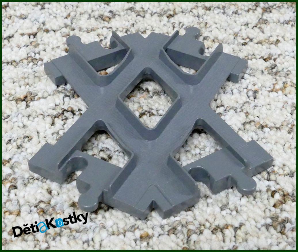 Lego® Duplo® Kolej / Koleje Křížení - Novější Šedá
