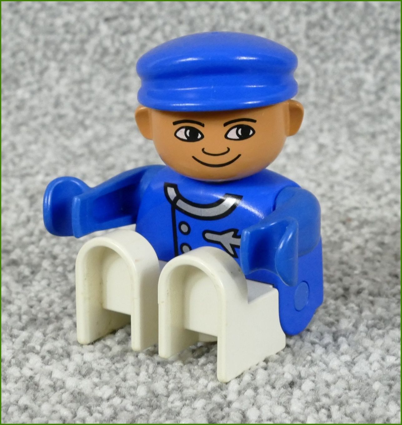 Lego® Duplo® Figurka Pilota Letadla - Modrá Čepice
