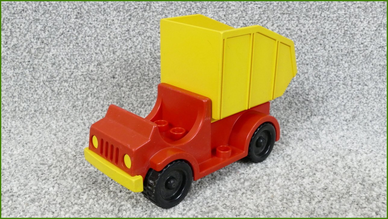 Lego® Duplo® Korba pro Nákladní a Jiná Auta (Úzký Žlutý)