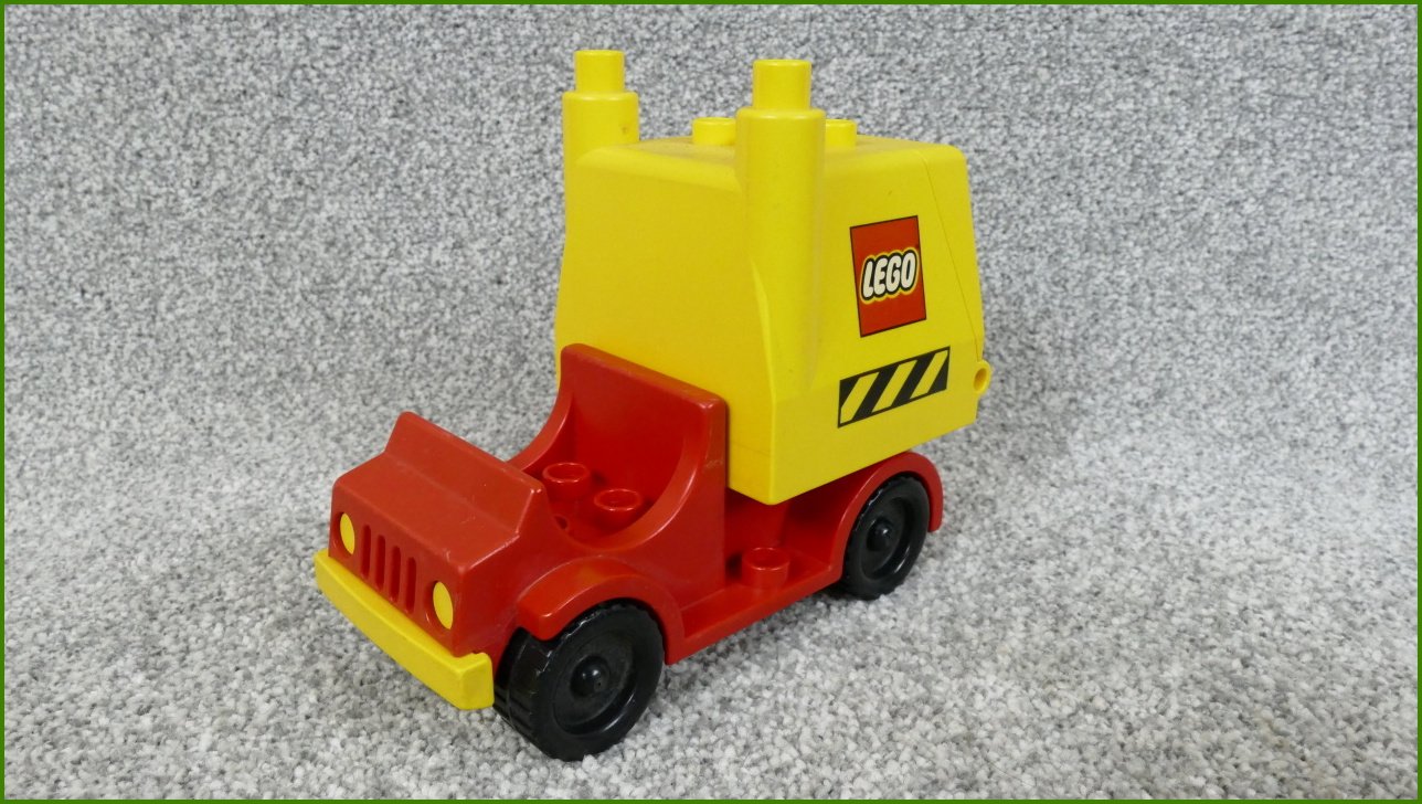 Lego® Duplo® Korba pro Nákladní a Jiná Auta (Žlutý-Nápis Lego)
