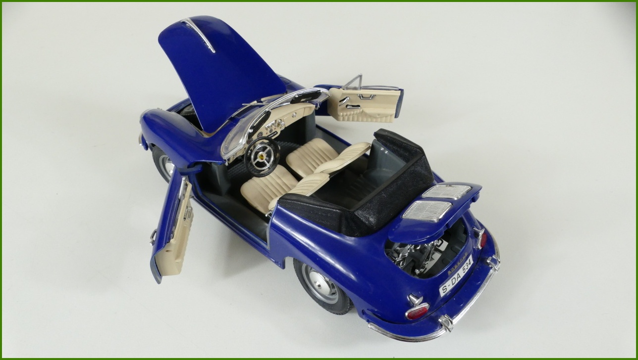 Kovový Model Bburago 1:18 - Porsche 356 B (1961)
