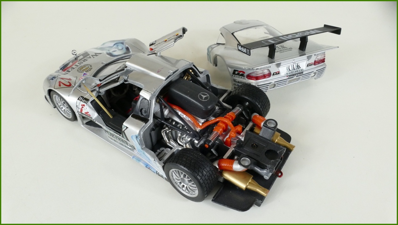 Model Auta Maisto 1:18 - Mercedes CLK-GTR - Viz Popis