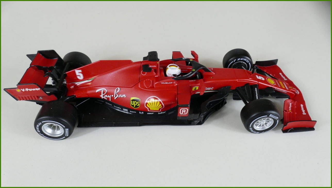 Model Formule Bburago 1:18 - F1 SF1000 - Sebastian Vettel (Austrian GP 2020) s Krabicí