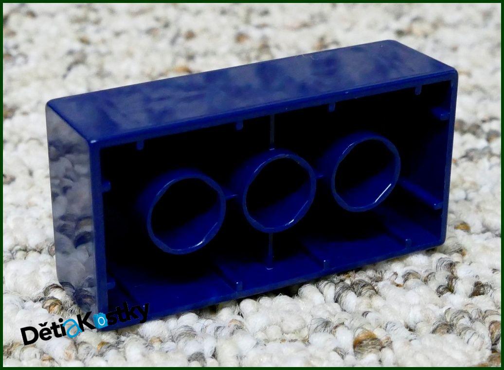 Lego® Duplo® Kostka 2x4 Tmavě Modrá