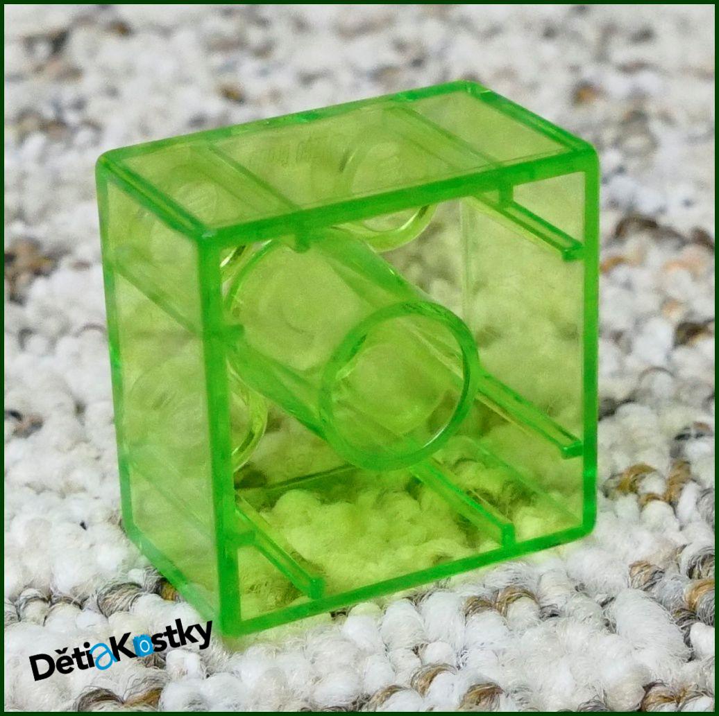 Lego® Duplo® Kostka 2x2 Průhledná Světle Zelená
