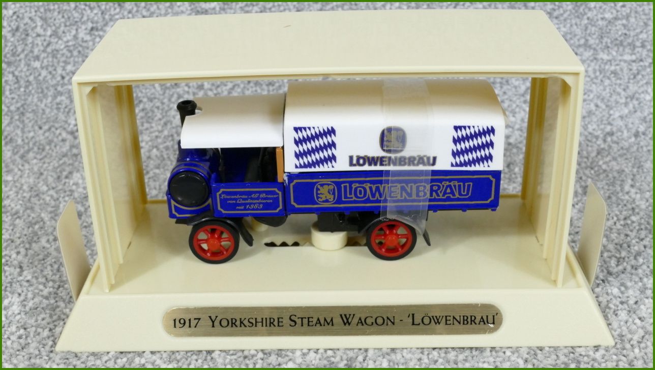 Matchbox Autíčko s Krabičkou YGB12 - 1917 Yorkshire Steam Wagon