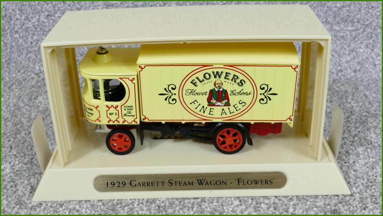 Matchbox Autíčko s Krabičkou YGB15 - 1929 Garrett Steam Wagon