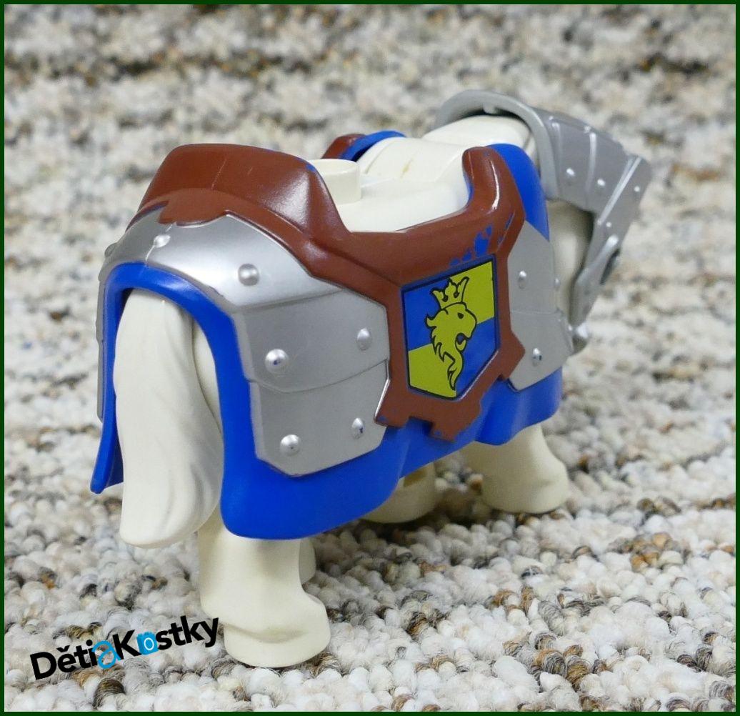 Lego® Duplo® Obrněný Kůň Bílý - Modré Brnění