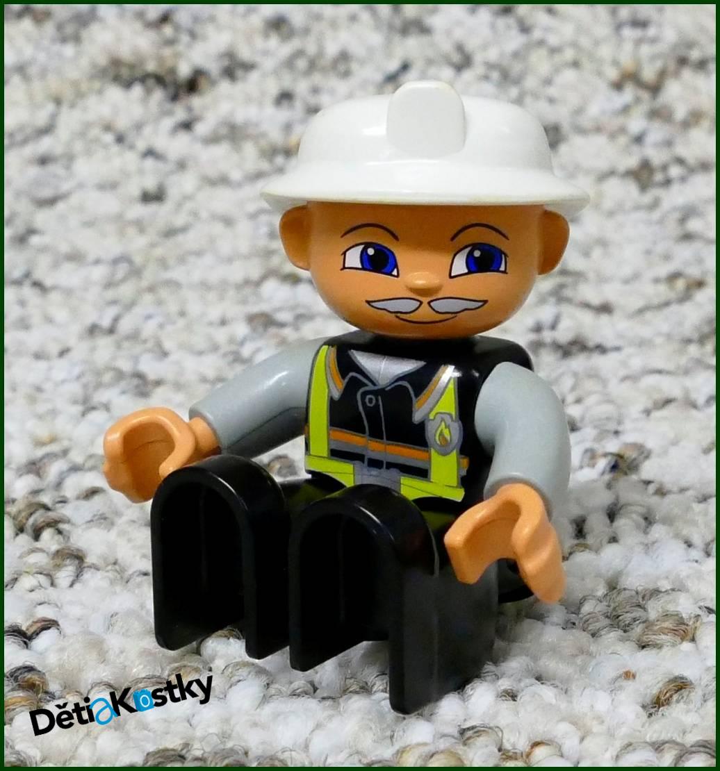 Lego® Duplo® Hasič s Vousy - šedé ruce