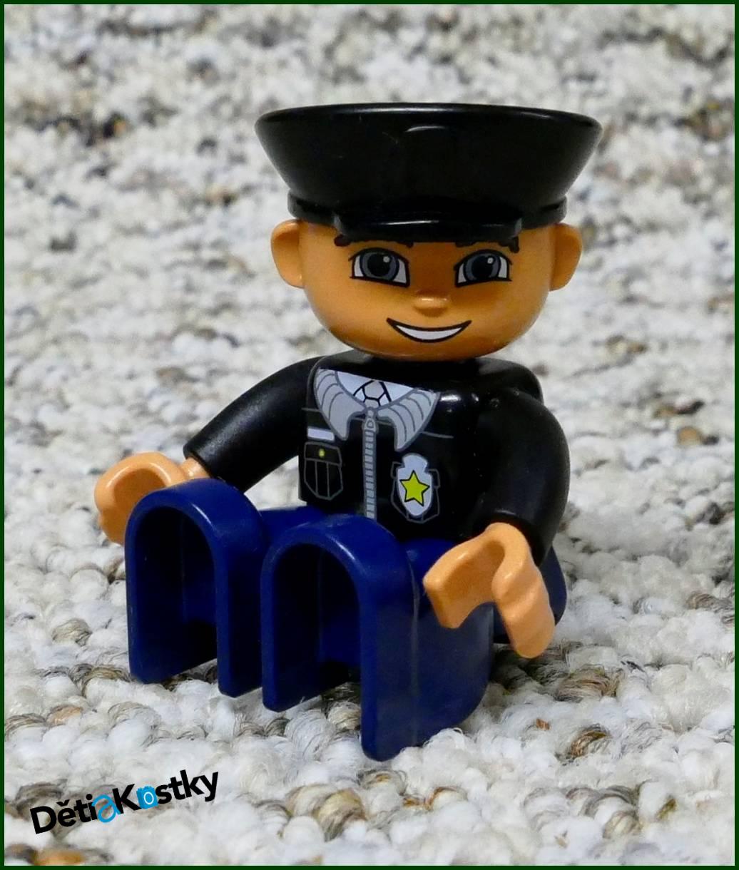 Lego® Duplo® Figurka Policajt v Černém