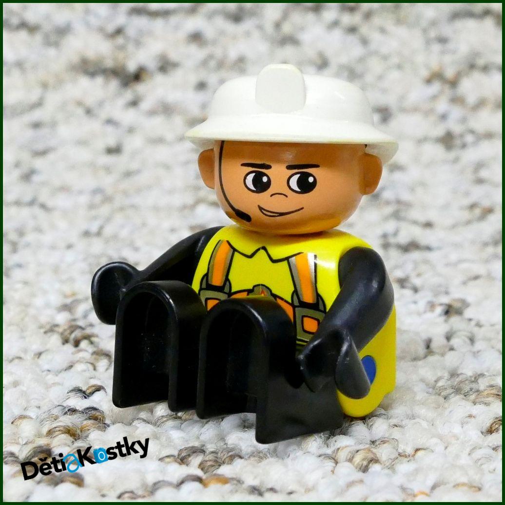 Lego® Duplo® Figurka Hasič - Posádka Vrtulníku s Mikrofonem