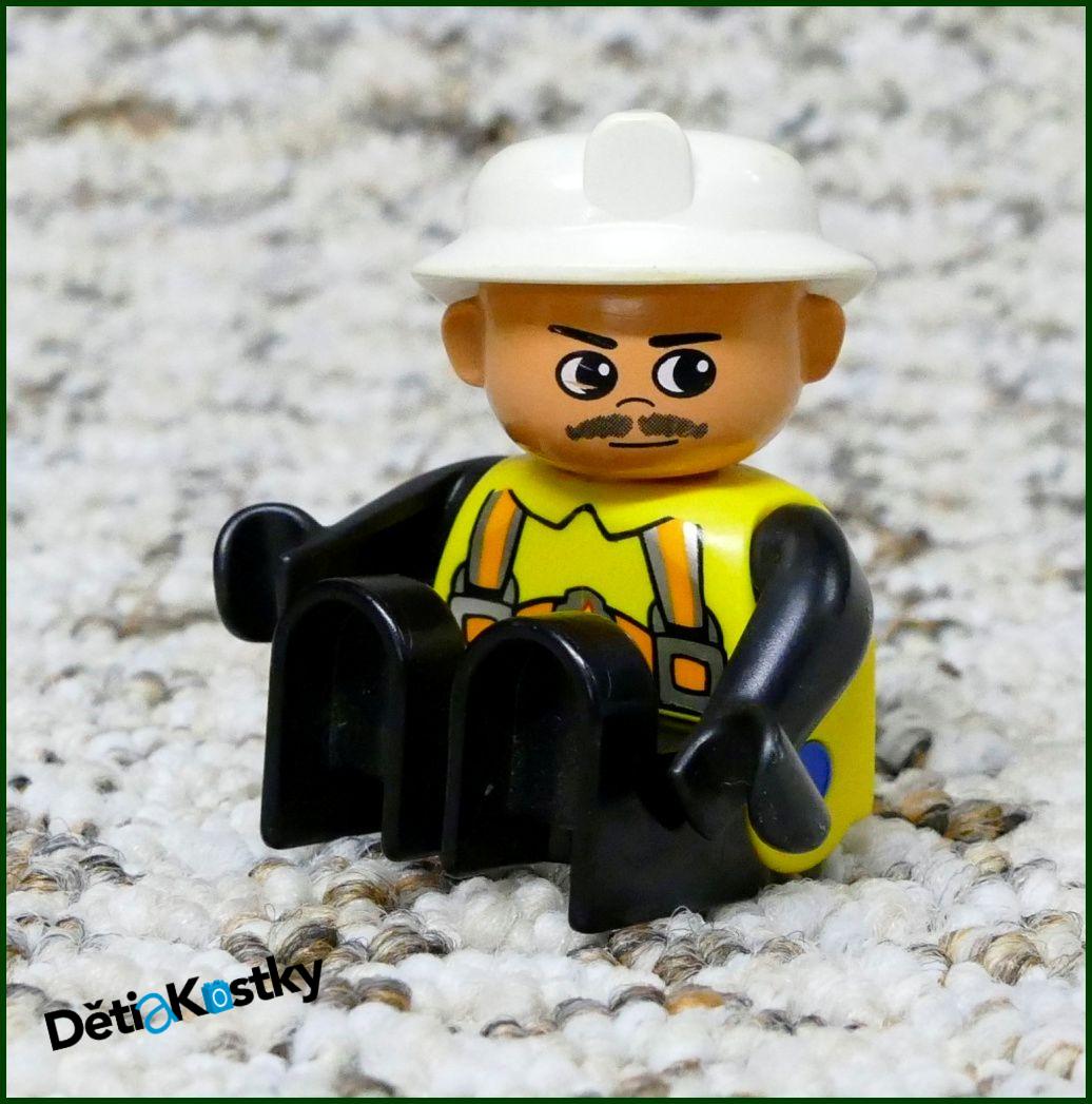 Lego® Duplo® Figurka Hasič - Posádka Vrtulníku s Vousy