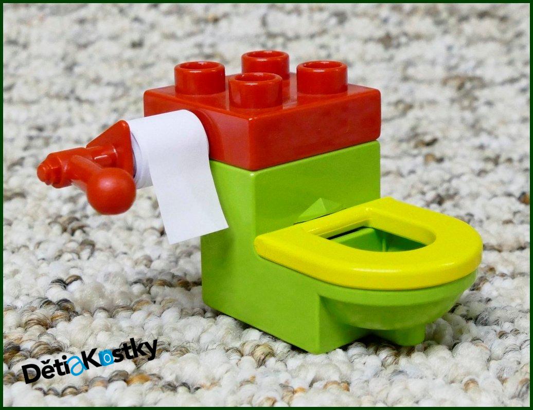 Lego® Duplo® Záchod Zelený (Žluté Prkénko)