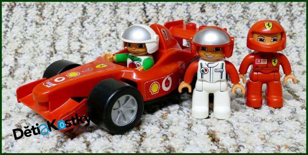 Lego® Duplo® Formule Červená s Nálepkami