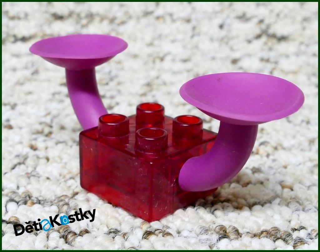 Lego® Duplo® Kostka s Přísavkami - Červená