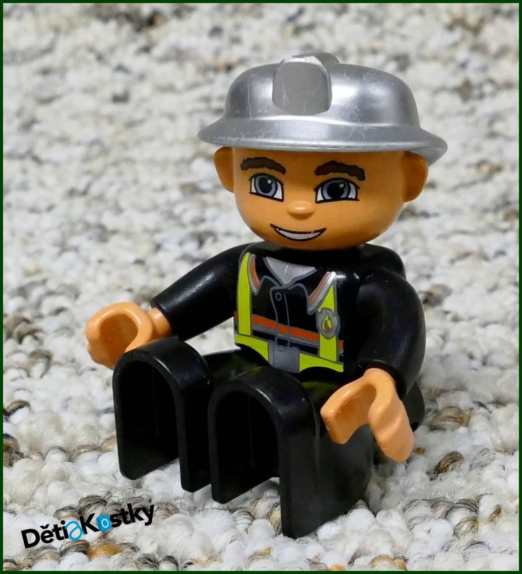 Lego® Duplo® Figurka Hasič se Stříbrnou Přilbou